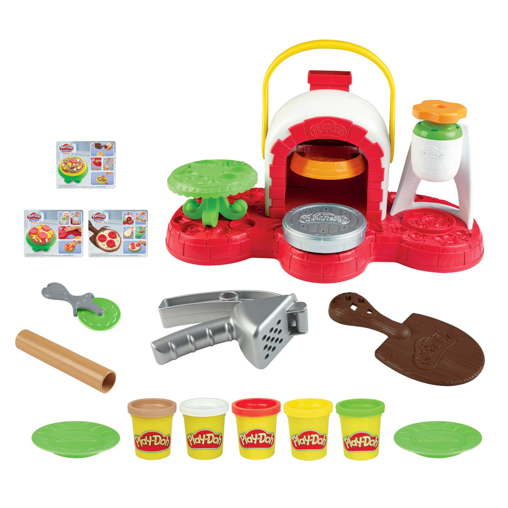 Play-Doh five colors cans for bright pretend pizzas