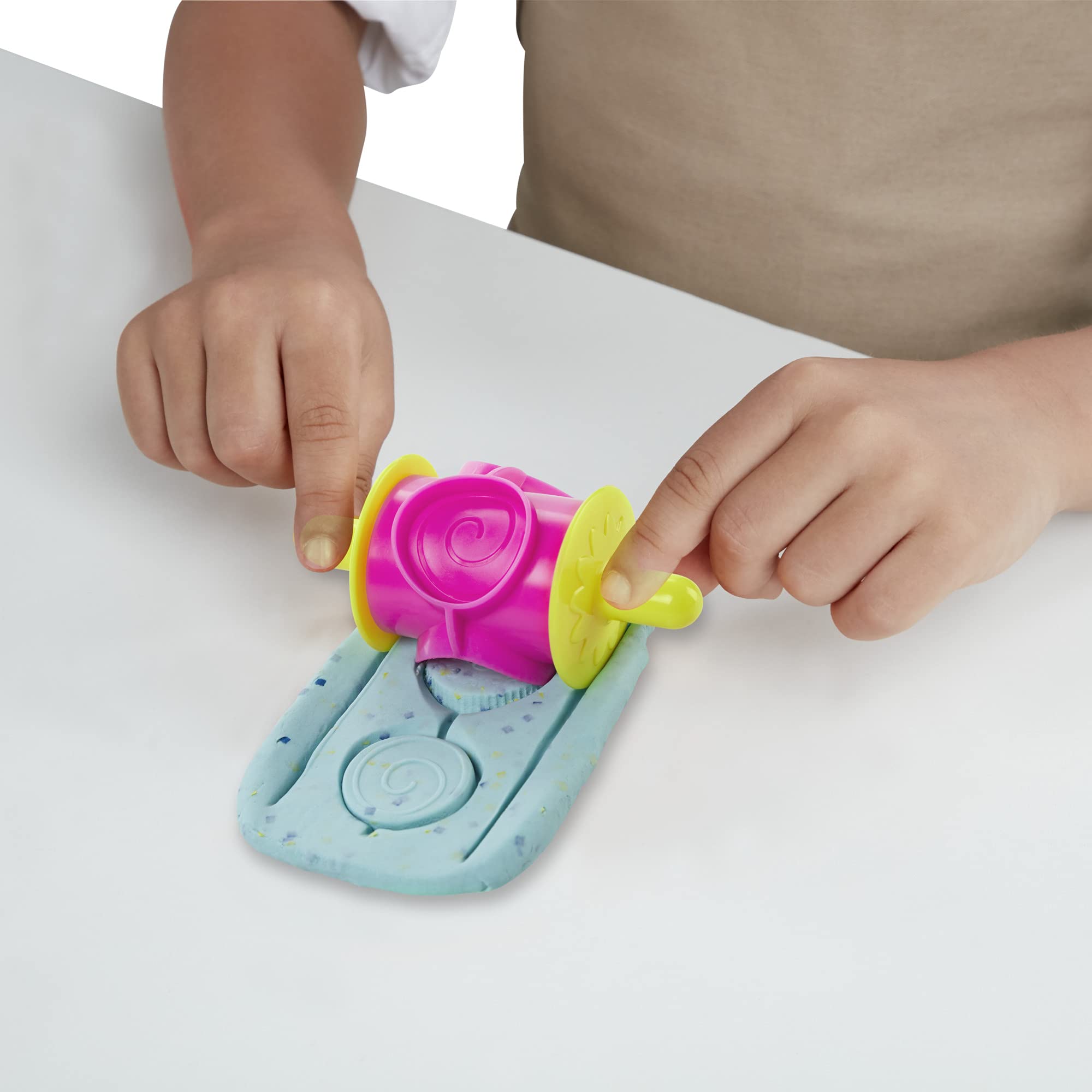 Play-Doh Confetti modeling compound adds bright accents to desserts.