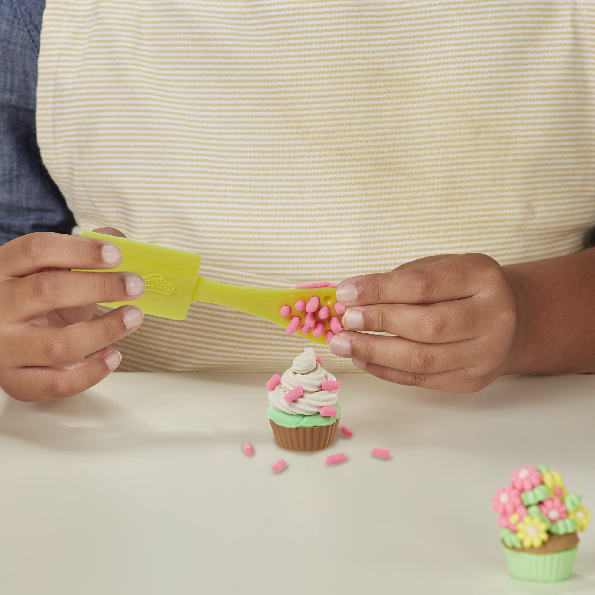 Play-Doh frustration-free packaging simplifies opening for quick play.
