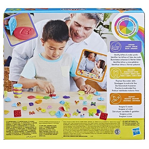 Play-Doh Fundamentals kids arts and crafts setup for imaginative play.