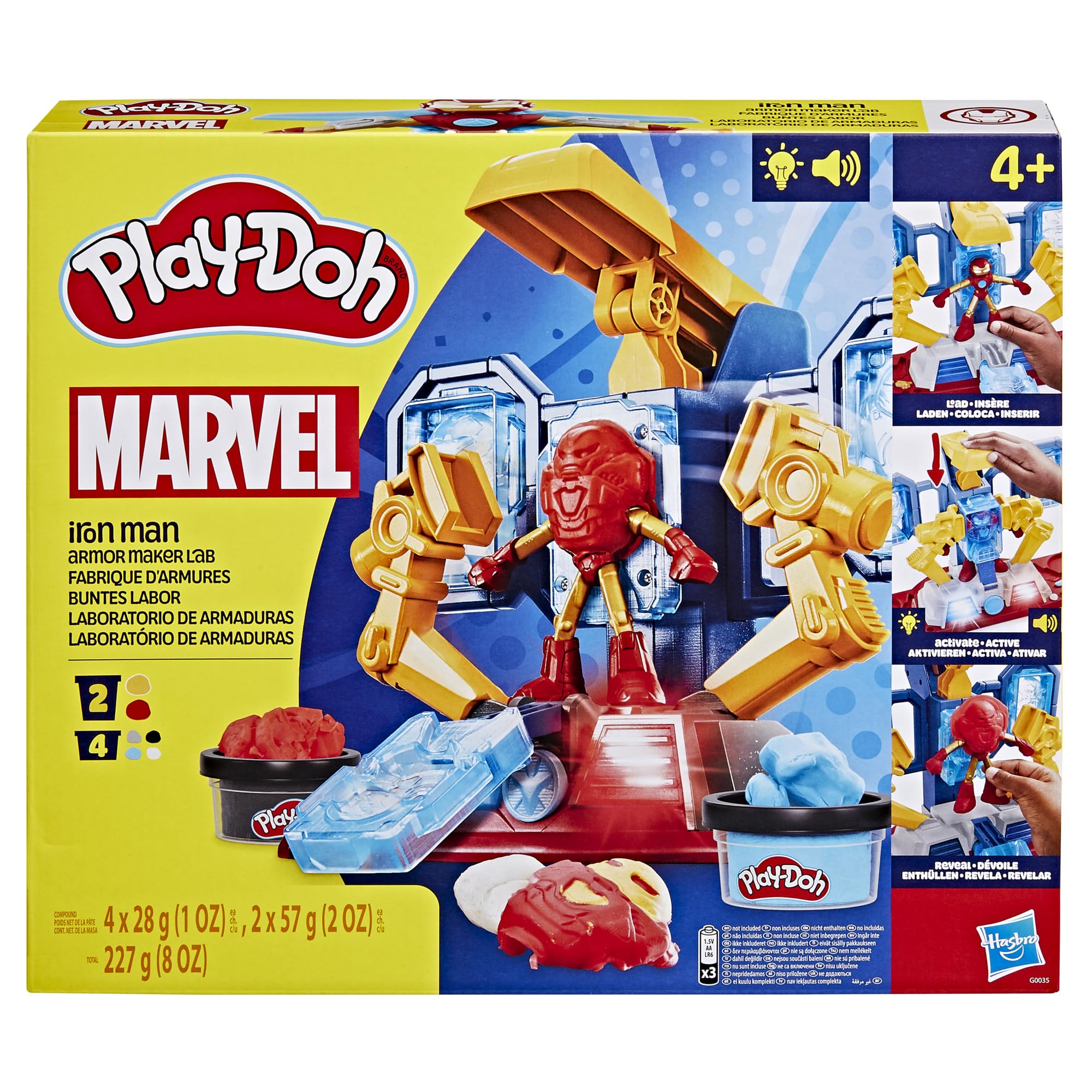 Play-Doh Iron Man armor molds letting kids customize suit designs