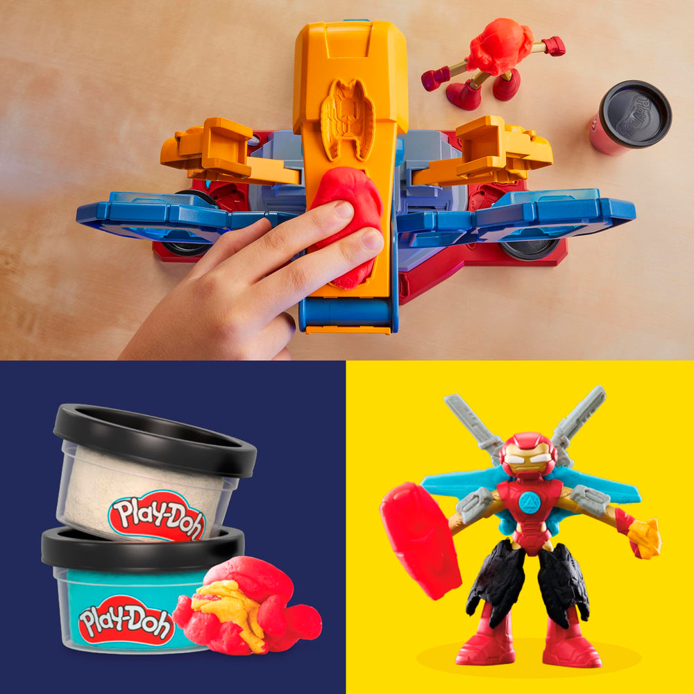 Play-Doh Iron Man wings mold expands flight-themed play