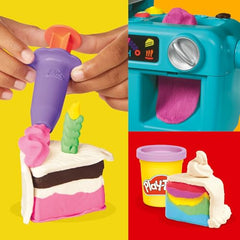 Play-Doh cake slices promote fine motor skills through shaping and placing.