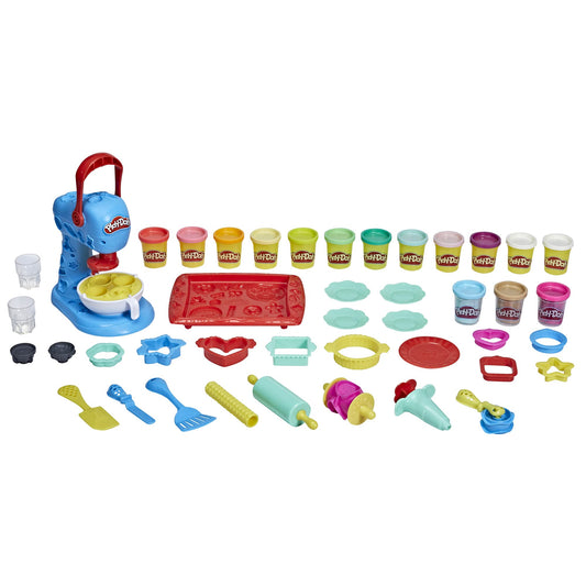 Play-Doh Kitchen Creations cookie bakery toy mixer spinning action inspires creative pretend baking.