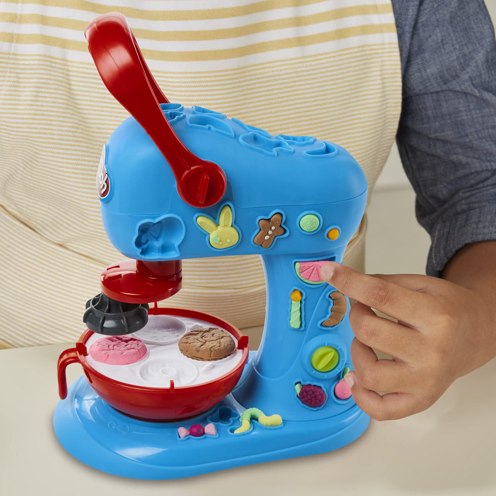 Play-Doh Kitchen Creations half-molds for decorating adds color to treats.