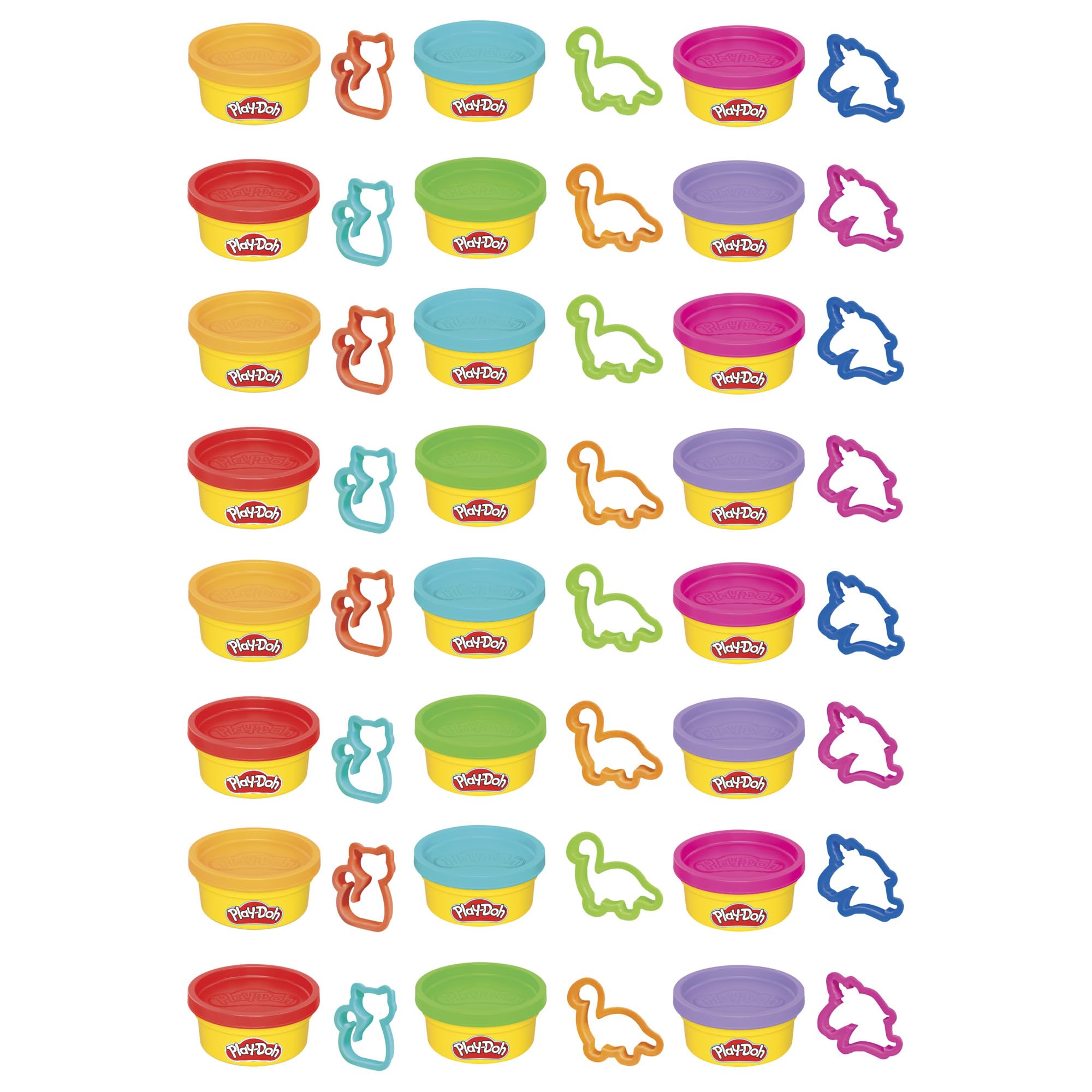 Play-Doh Party Favor Pack blue can with cutter fuels creative crafts at home