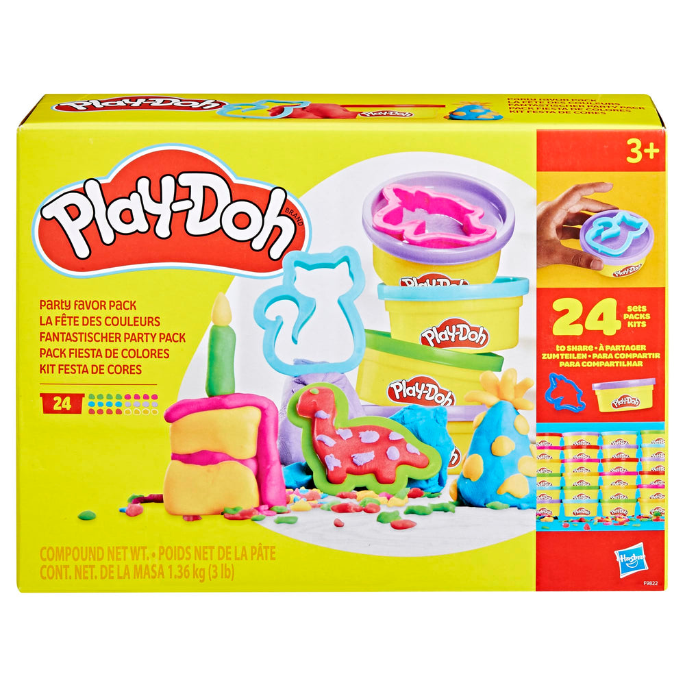 Play-Doh Party Favor Pack orange can with cutter for classroom rewards and gifts