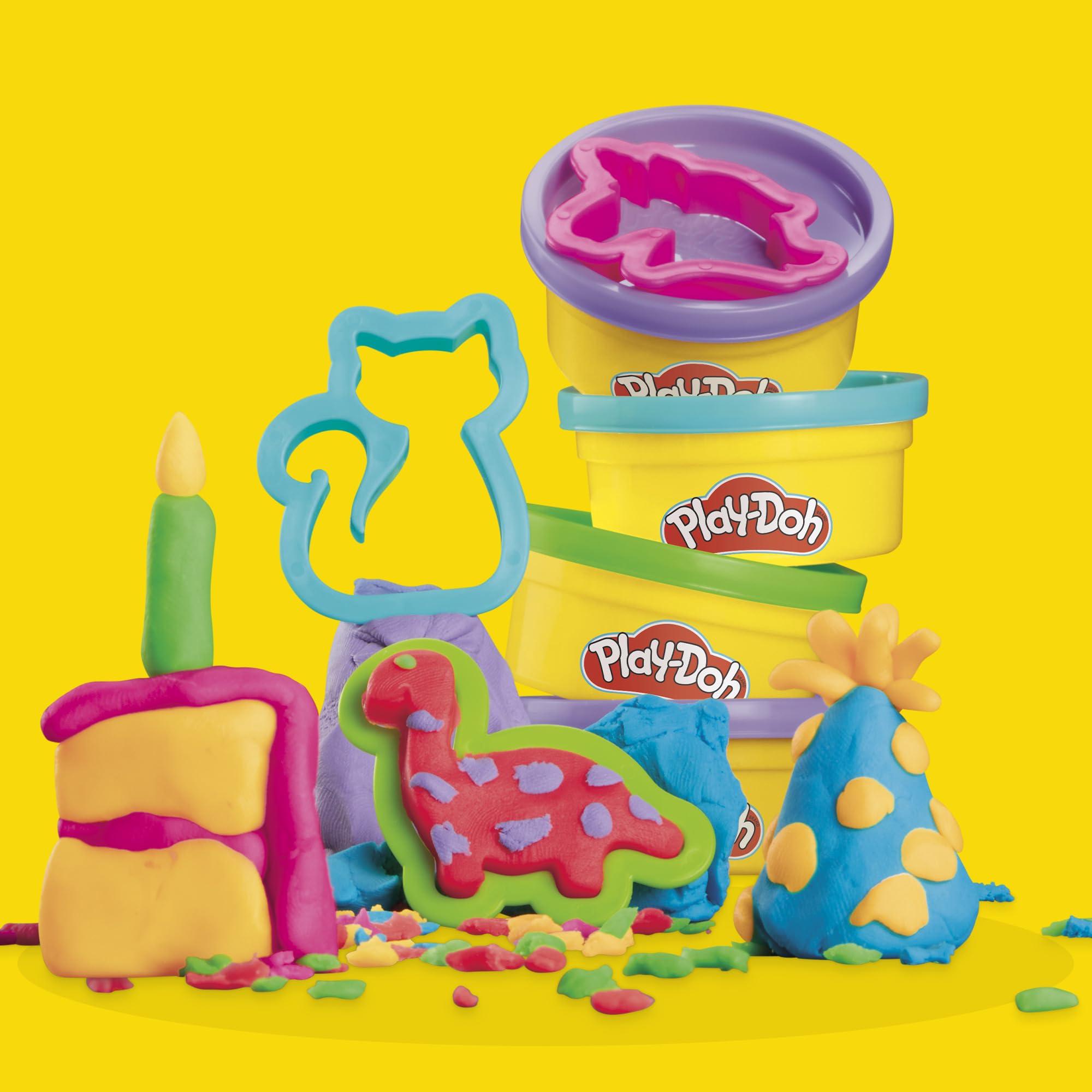 Play-Doh Party Favor Pack purple can with cutter inspires storytelling play