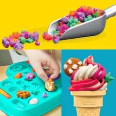 Play-Doh Rainbow Swirl color cans dual-color swirls for vibrant effects
