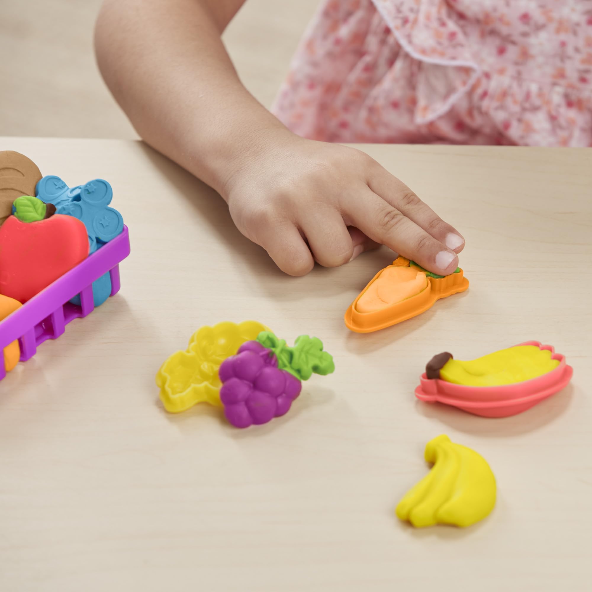 Play-Doh sandwich and pie play items spark open-ended storytelling.
