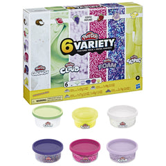 Play-Doh Super Cloud green watermelon scent offers light, airy feel for calm play.
