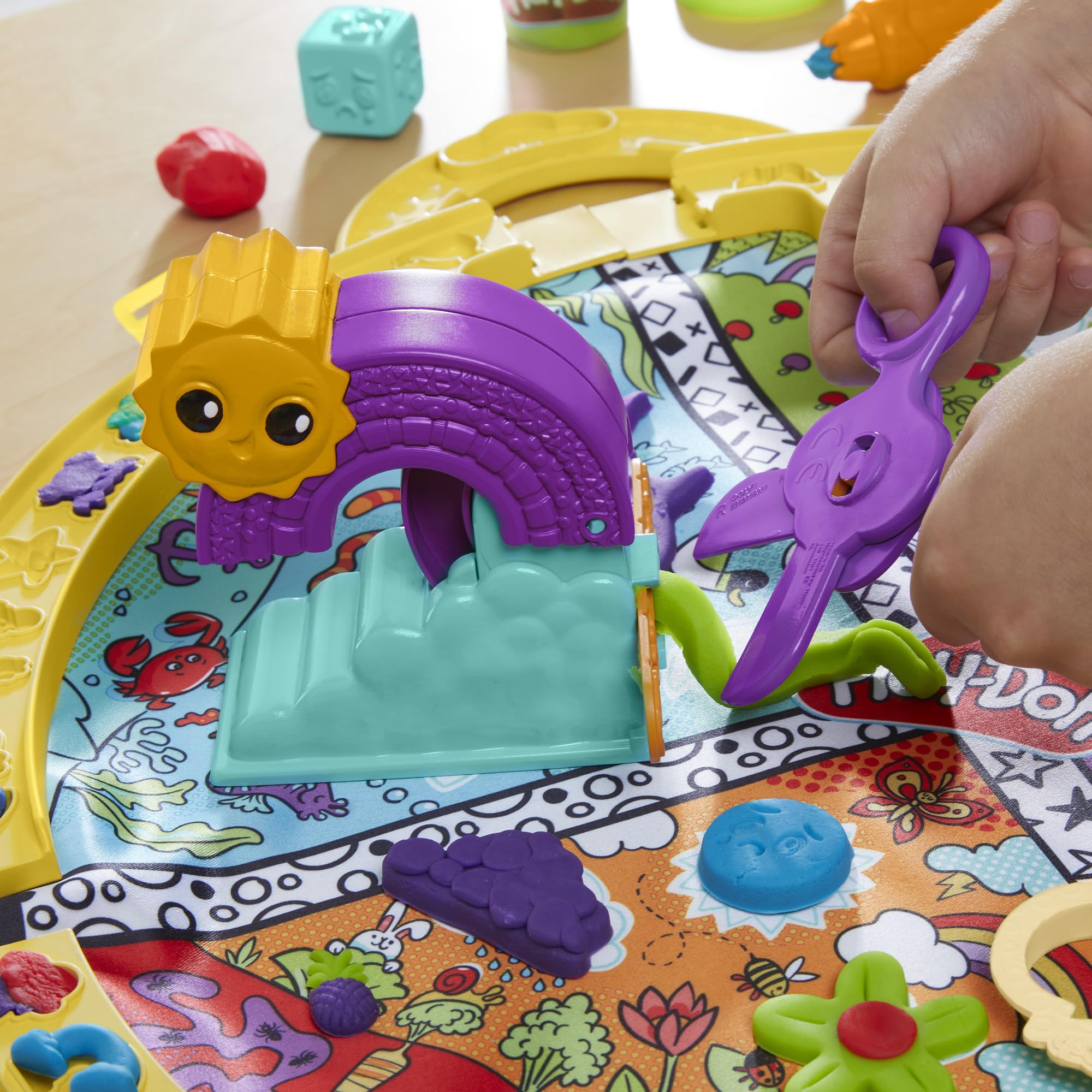 Play-Doh Fun Factory tools for creative shaping and pretend play