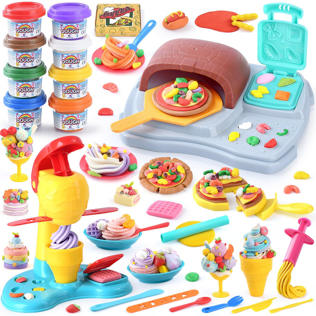 PLAY ice cream maker set for kids sparks imaginative pretend play.