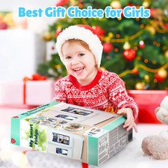 PLAY refrigerator toy’s bright white finish stands up to frequent pretend play sessions.