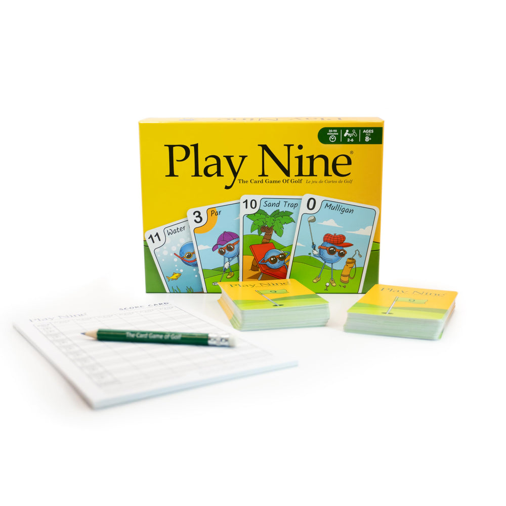 Play Nine eight cards dealt showing the hand for strategic decisions.