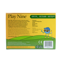 Play Nine low-score tracker helps monitor progress toward the lowest score.