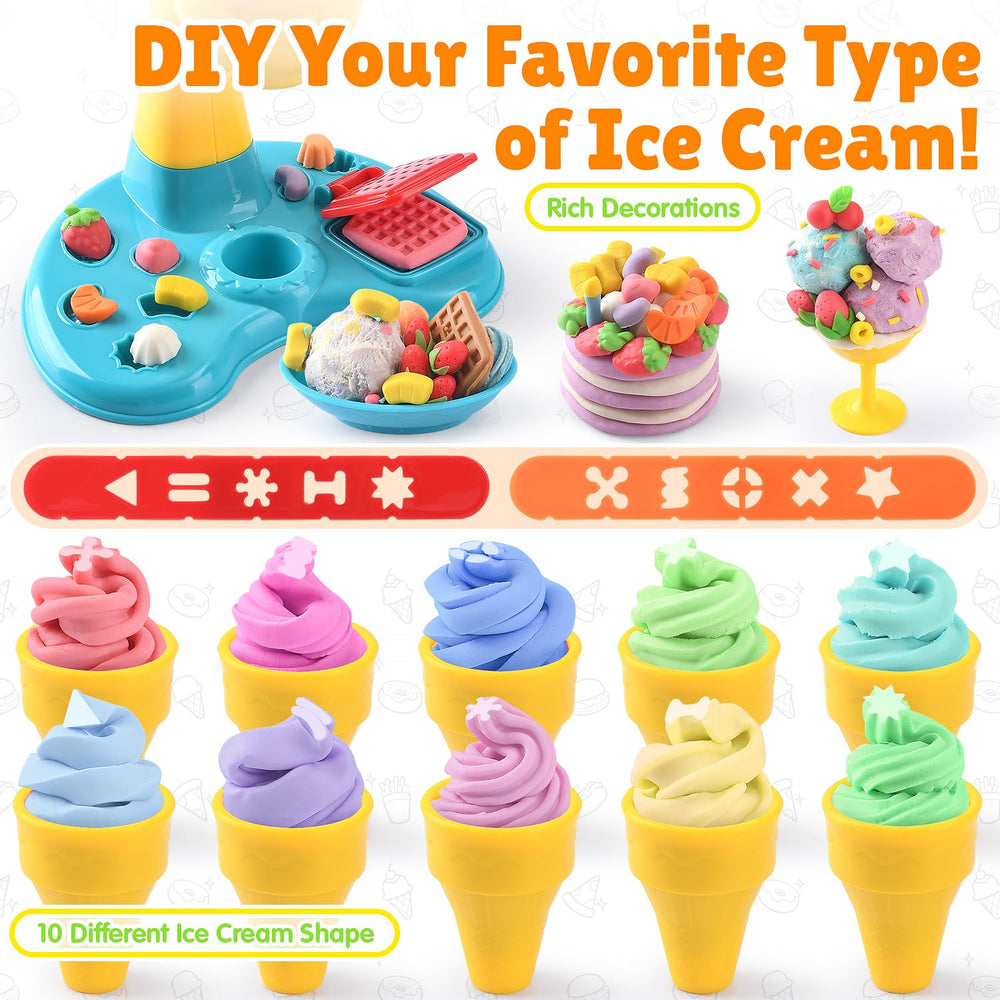 Non-toxic PLAY dough stays safe and reusable for more fun.