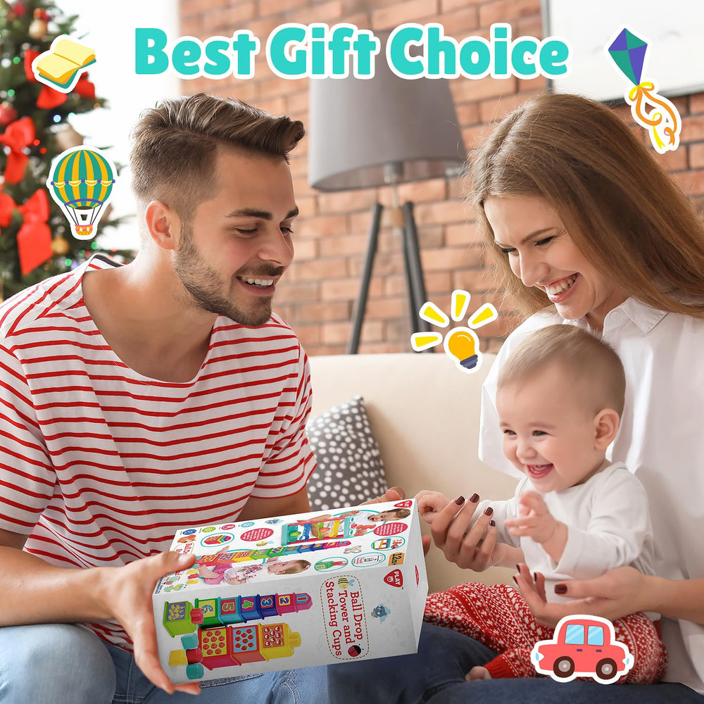 PLAY Pound a Ball Toy gift focus ideal for toddlers' birthdays and holidays.