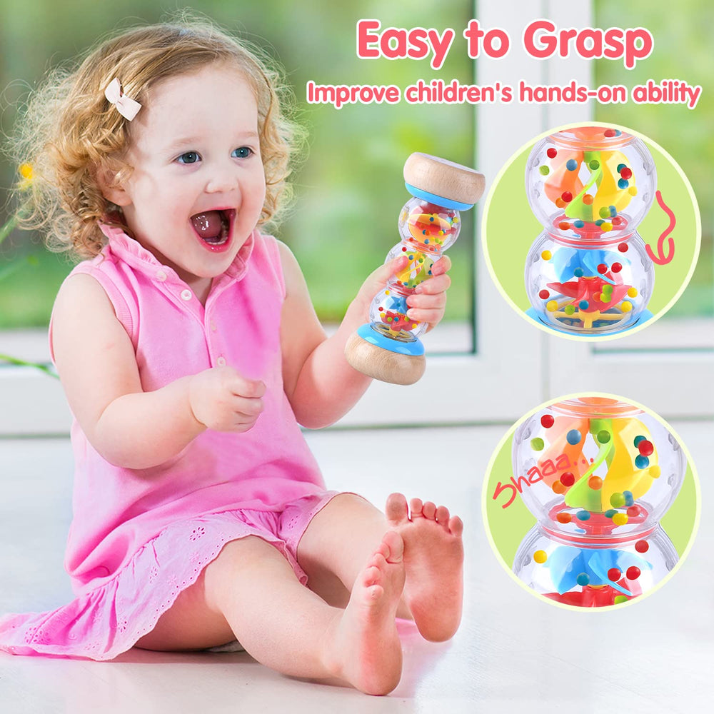 PLAY Rainmaker features an easy-grip design to support tiny hands during play.