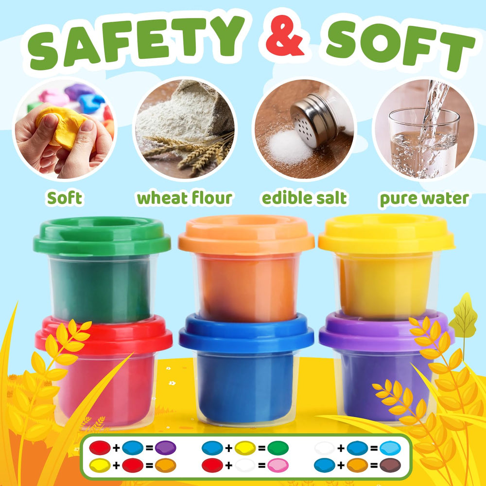 PLAY Safe non-toxic dough ensures worry-free crafting and repeated play for kids
