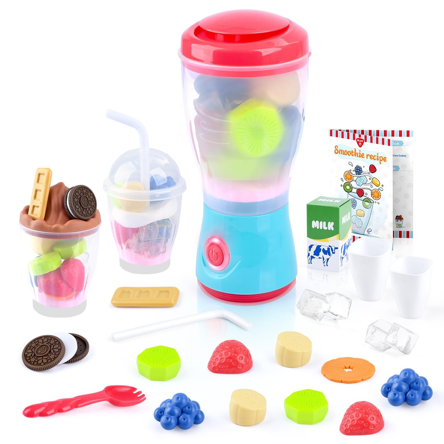 PLAY Smoothie Maker blender unit for imaginative play with realistic action