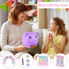 Play Tailor piggy bank encourages early saving with imaginative hands-on activity.