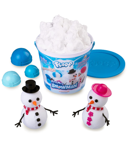 Play Visions Floof modeling clay indoor snow shows soft, moldable texture for indoor play.