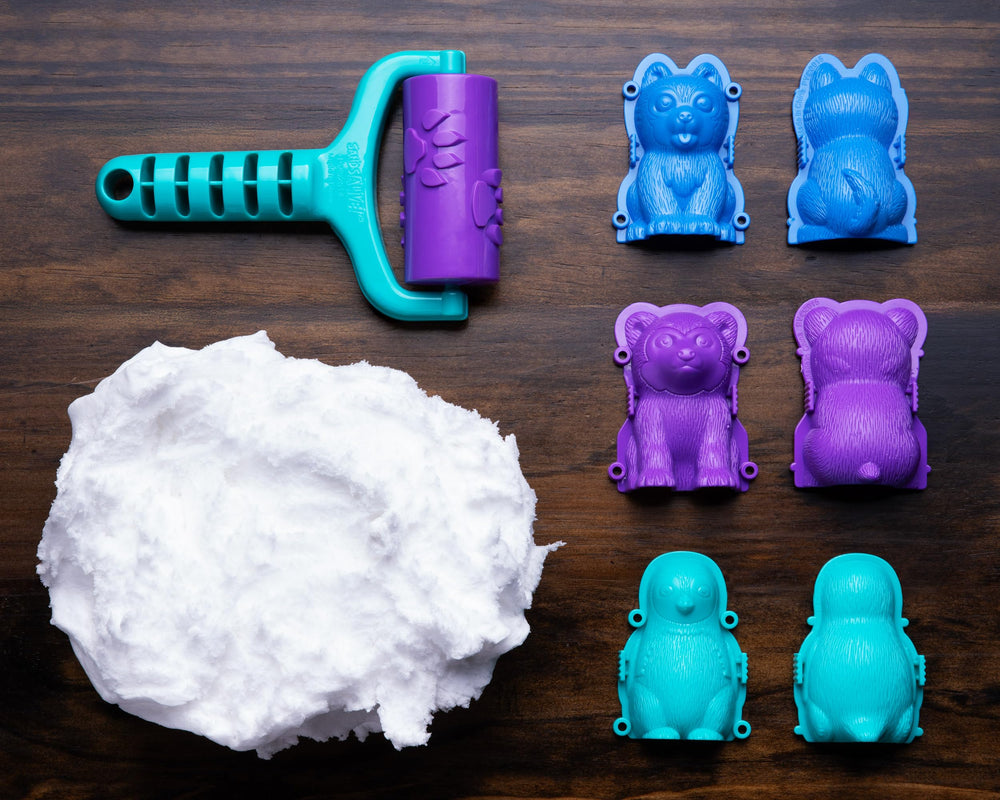 Play Visions Paw Print Roller adds variety to floof creations.