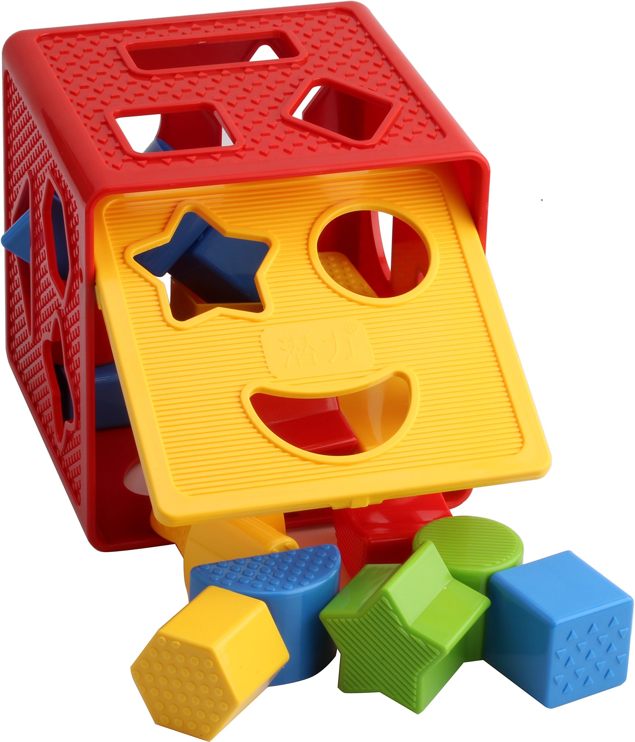 Play22 sorting blocks support fine motor skills during clack-and-sort play.