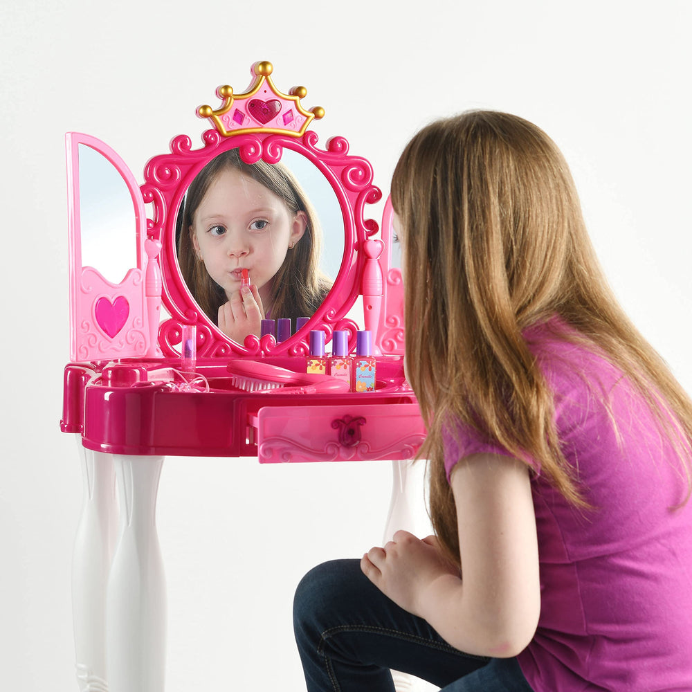 Play22 dressing table stands 30 inches tall for growing play spaces.