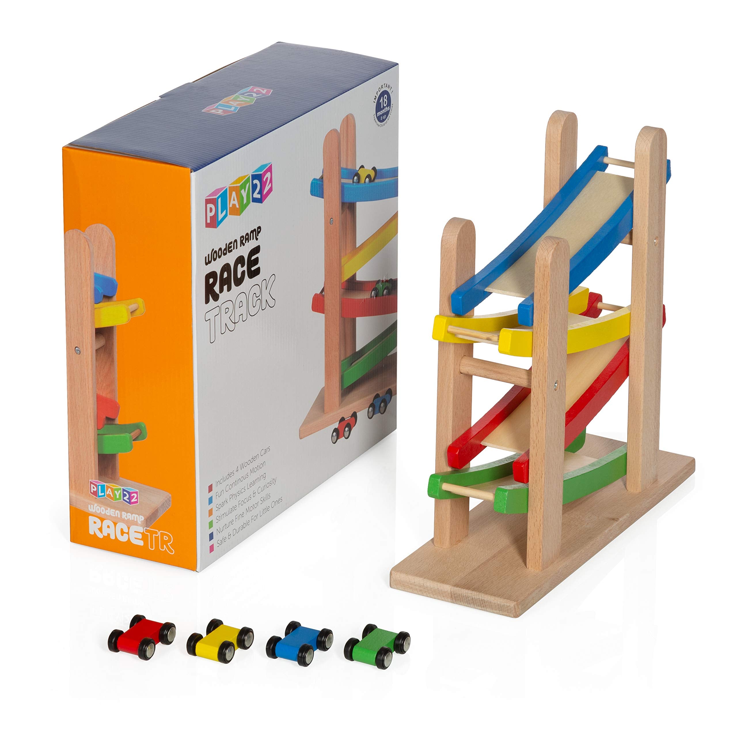 Play22 durable wooden toy construction ready for daily use