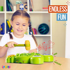 Play22 Whack A Frog Game setup in English using language prompts.