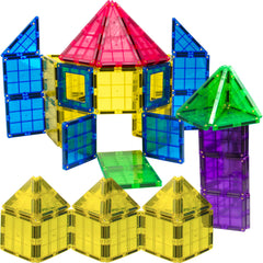 Play22 Magnetic Tiles alphabet inserts aid early literacy during play