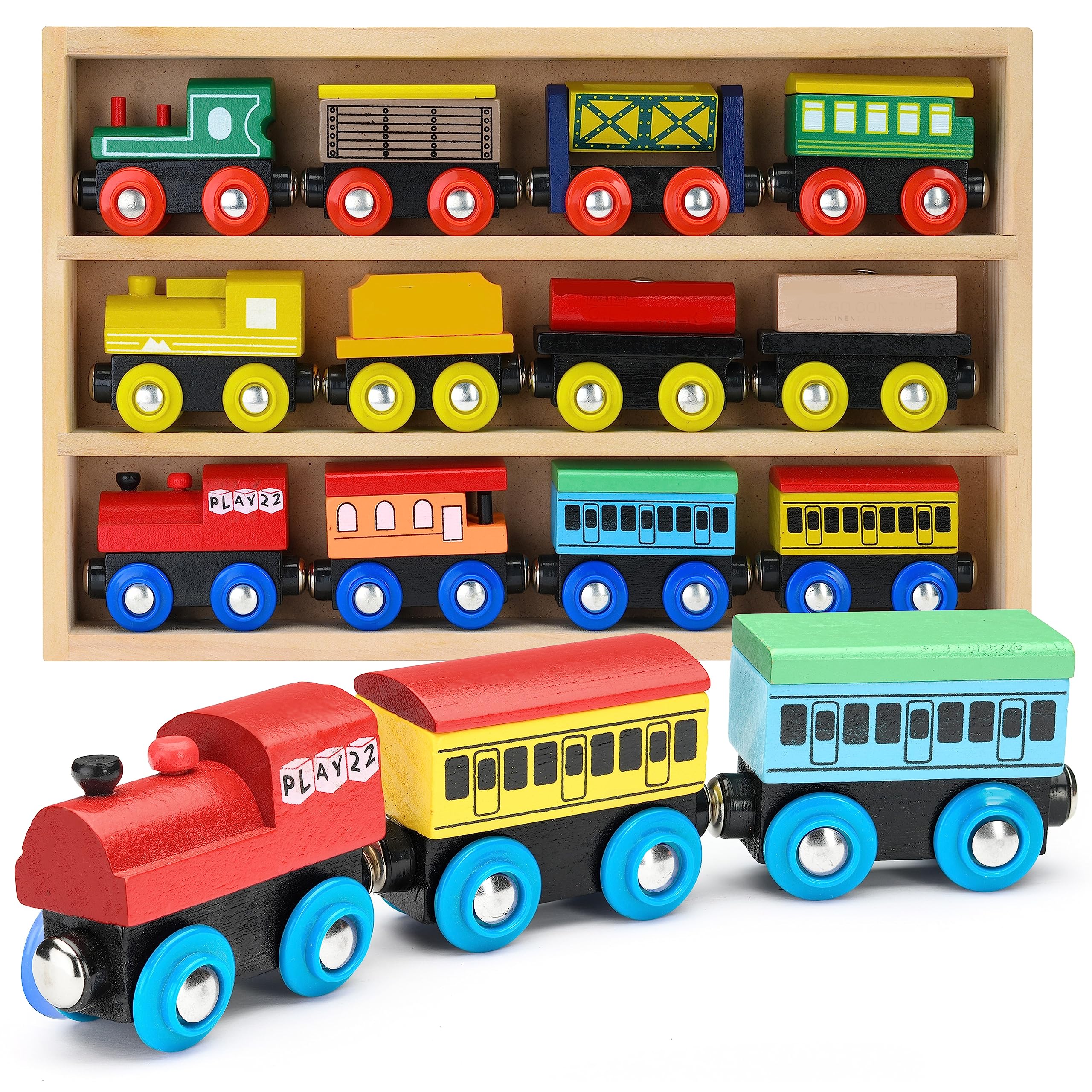 Play22 storage box keeps the set organized after playtime.