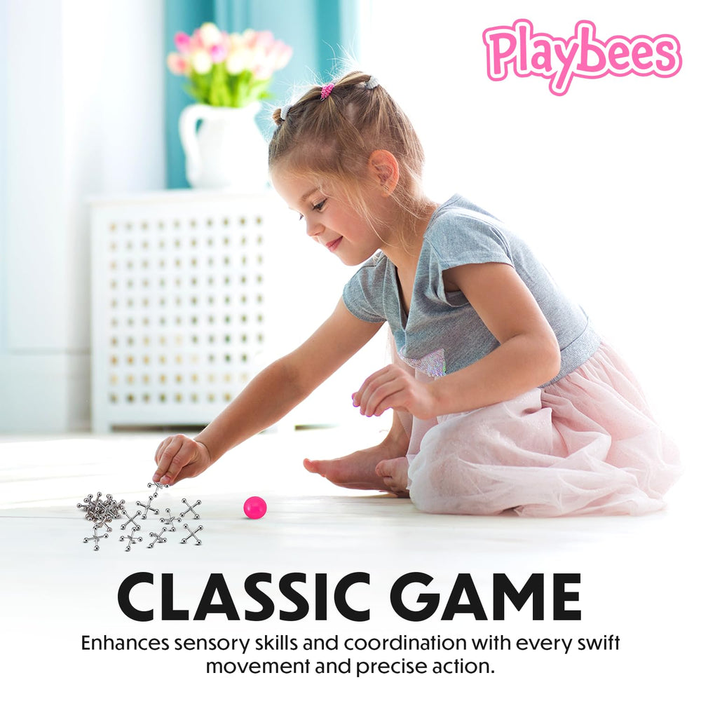 Playbees classroom-friendly jacks set promoting focus