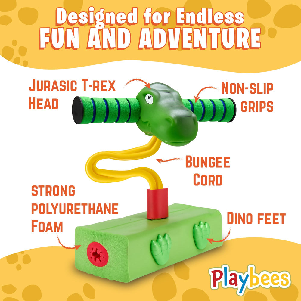 Playbees foam dino body design supports balanced movement