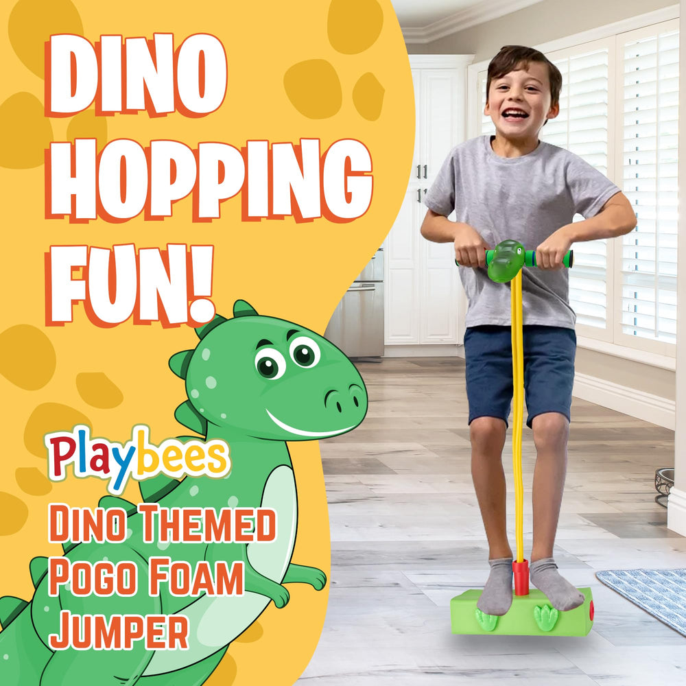 Playbees Pogo Stick with dino claws for engaging outdoor fun
