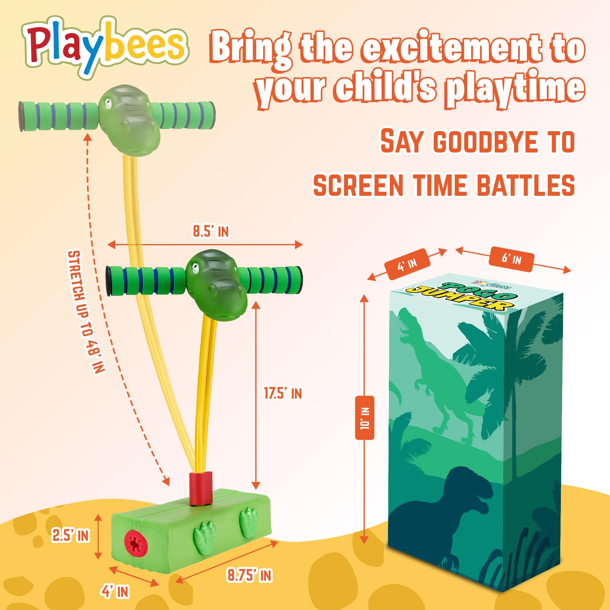Playbees gift-ready pogo set on a shelf