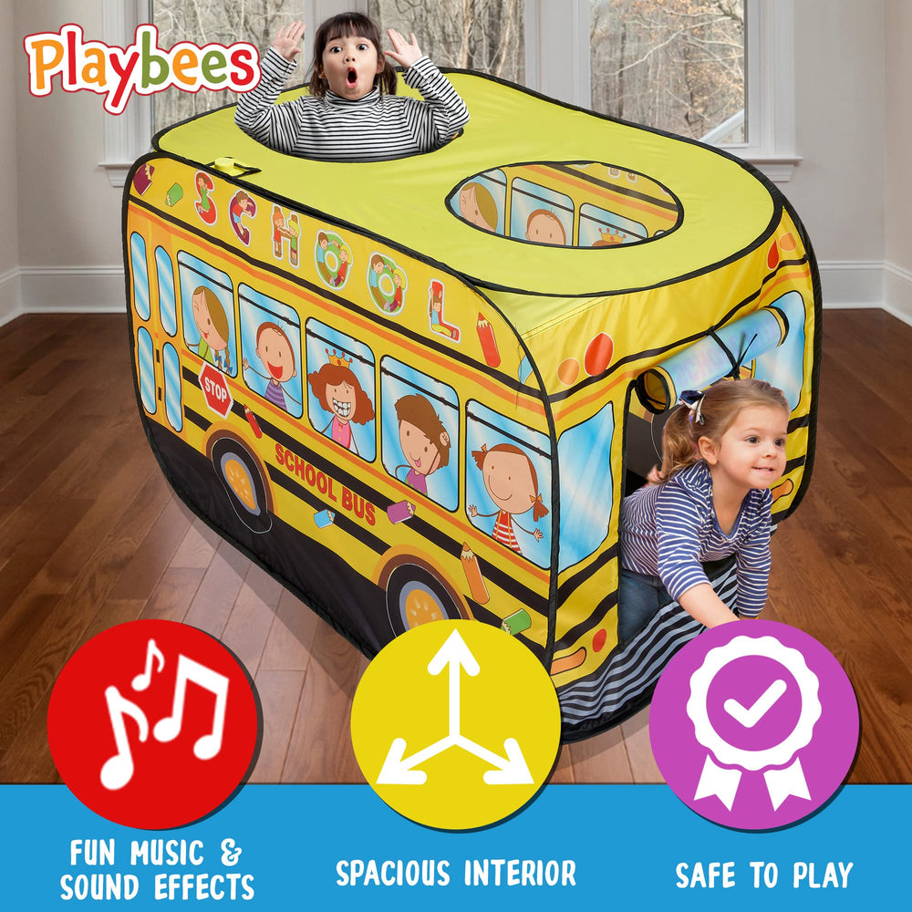 Playbees pop-up tent with travel pouch for easy storage after playtimes