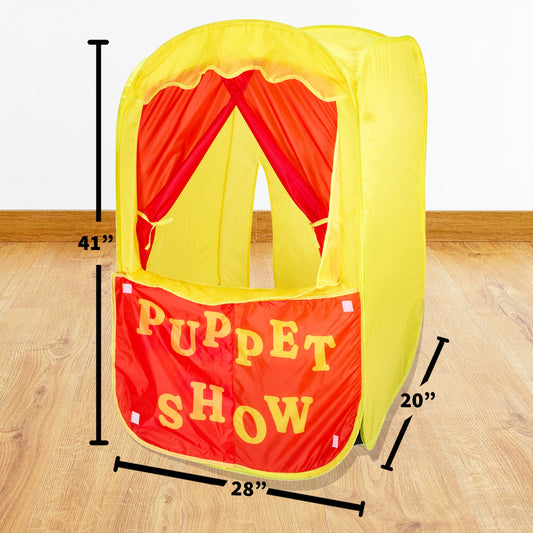 Playbees Puppet Theater reversible sign for versatile storytelling