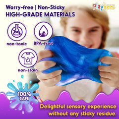 Playbees safe mini slime BPA-free and kid-friendly for peace of mind