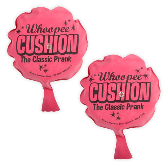 Playbees self-inflating whoopie cushion 6 inch pack front view for instant laughs