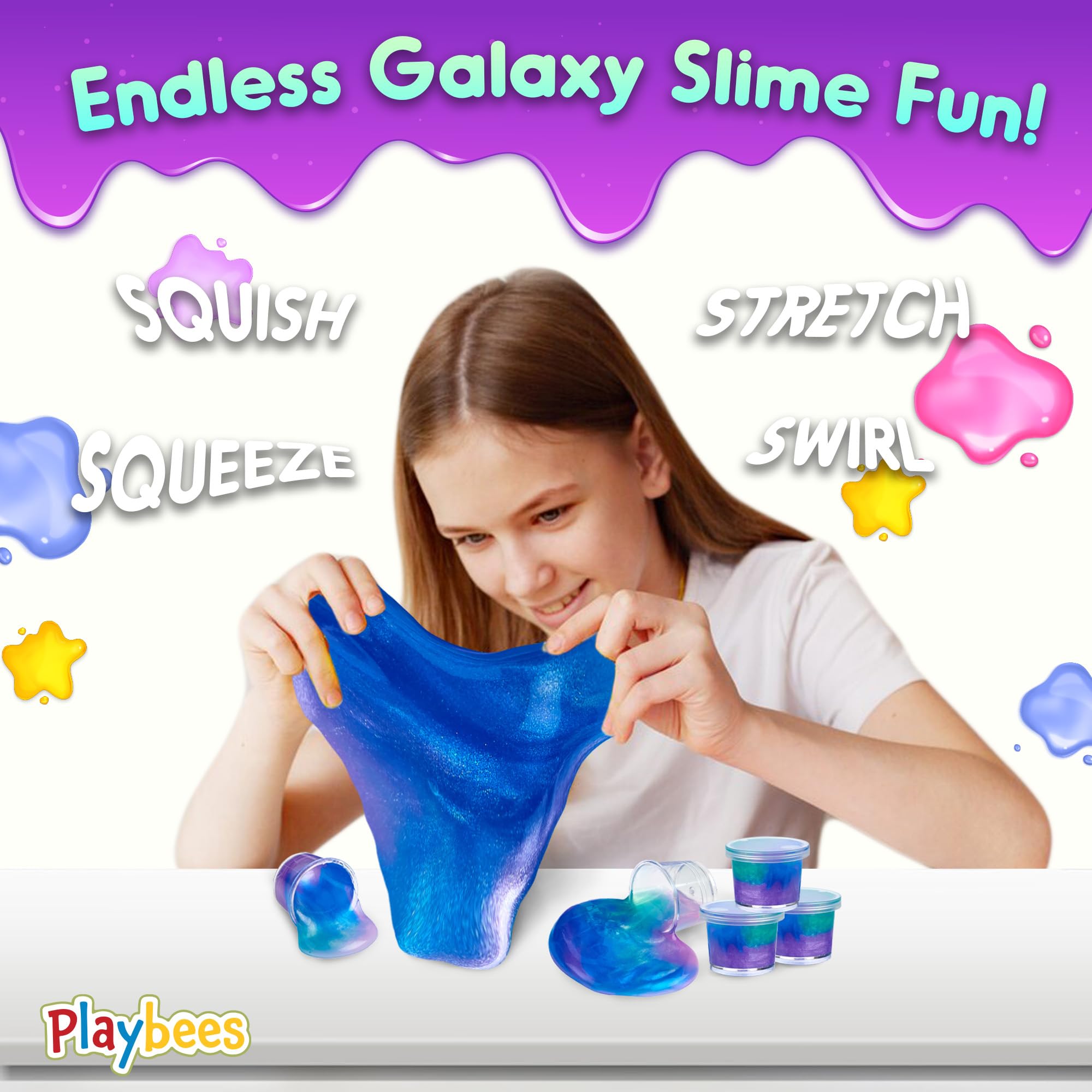 Playbees slime party favors collection ideal for celebrations and prizes