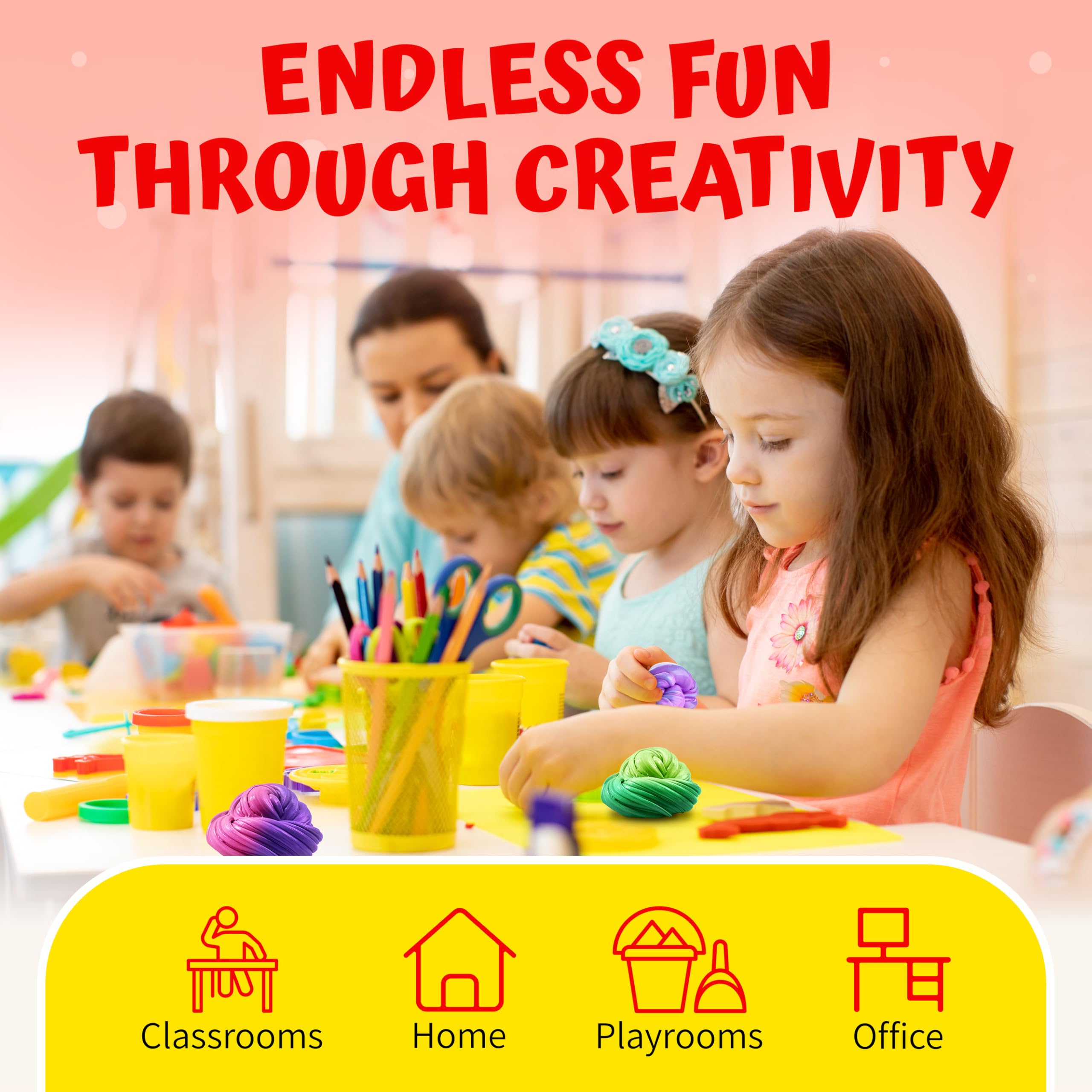 Playbees thermochromic color-shift putty demonstrating color changes as it warms.