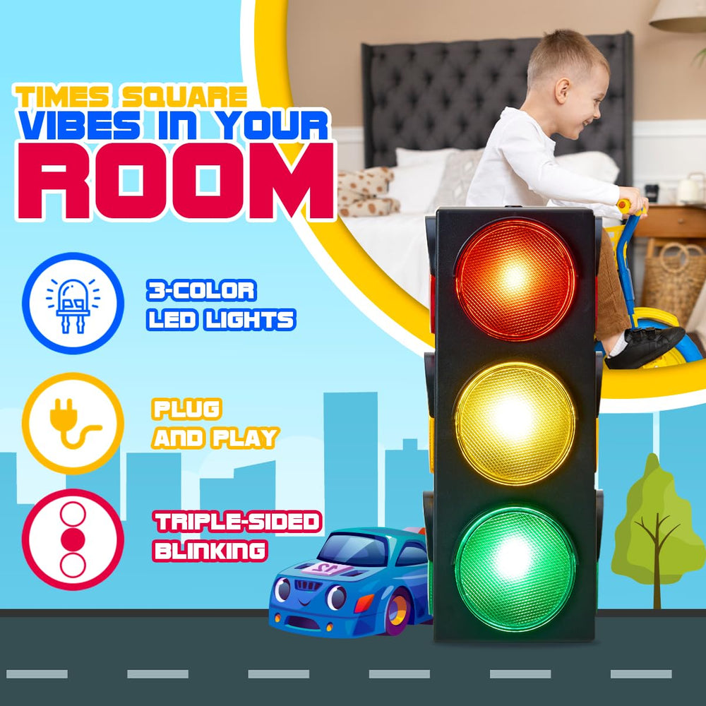 Desk decor idea with Playbees lamp adding city vibe