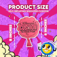 Playbees whoopie cushion close-up rubber texture for repeated pranks
