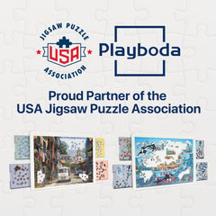 Playboda puzzle board cover protecting unfinished puzzles from dust and spills