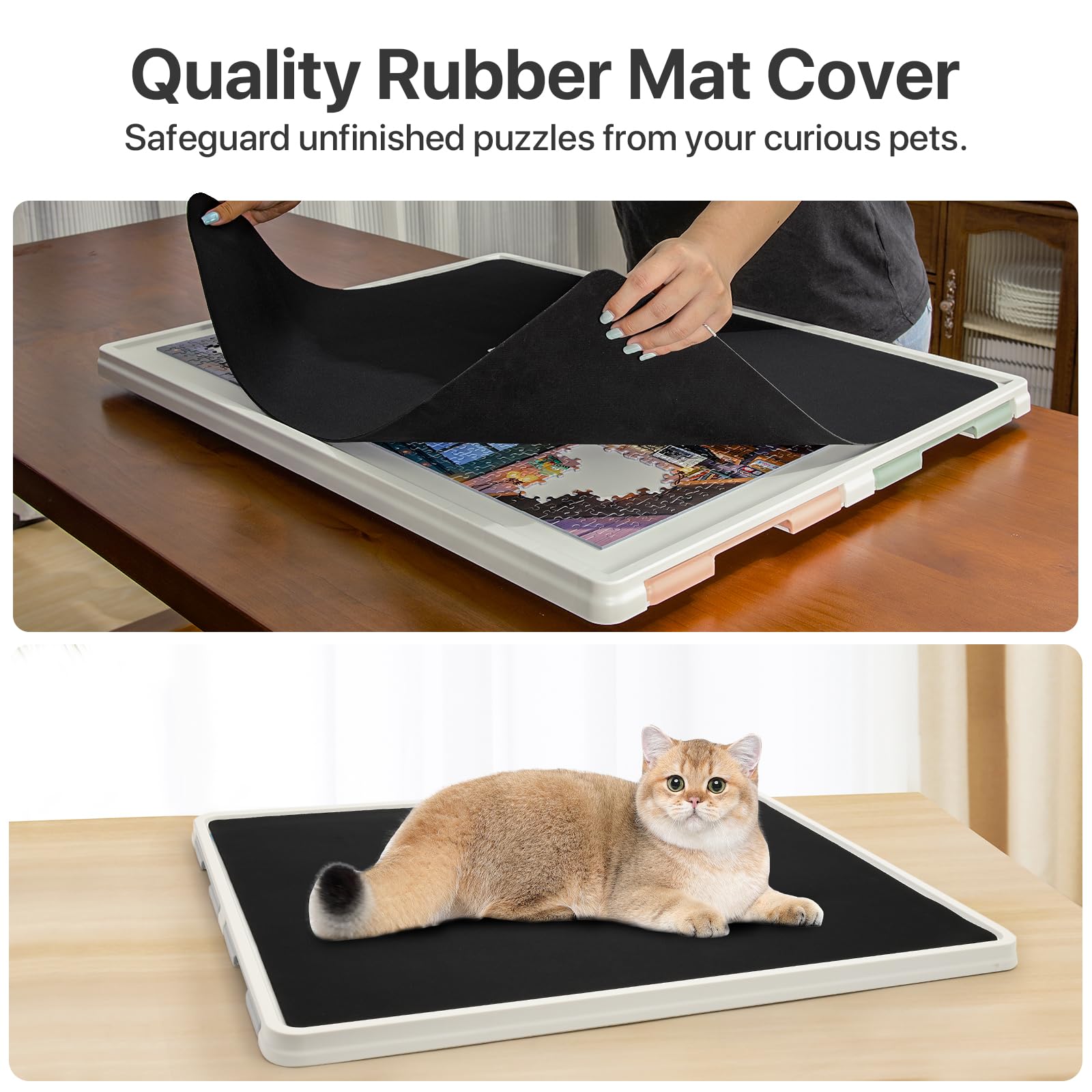 Playboda puzzle board washable surface is quick to wipe clean