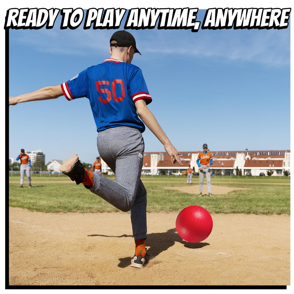 PlayBolt 10-inch pack of 6 deflated balls ready to inflate