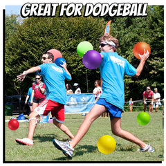PlayBolt 10-inch purple kickball, individually wrapped for storage
